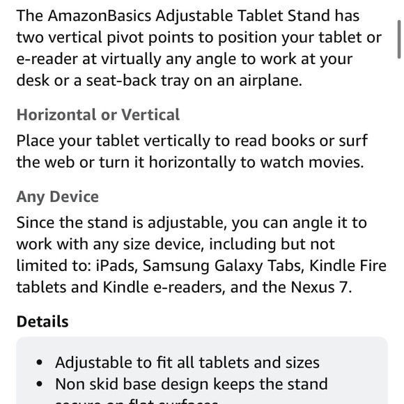 Portable IPad stand⭐️Like new - Picture 9 of 12